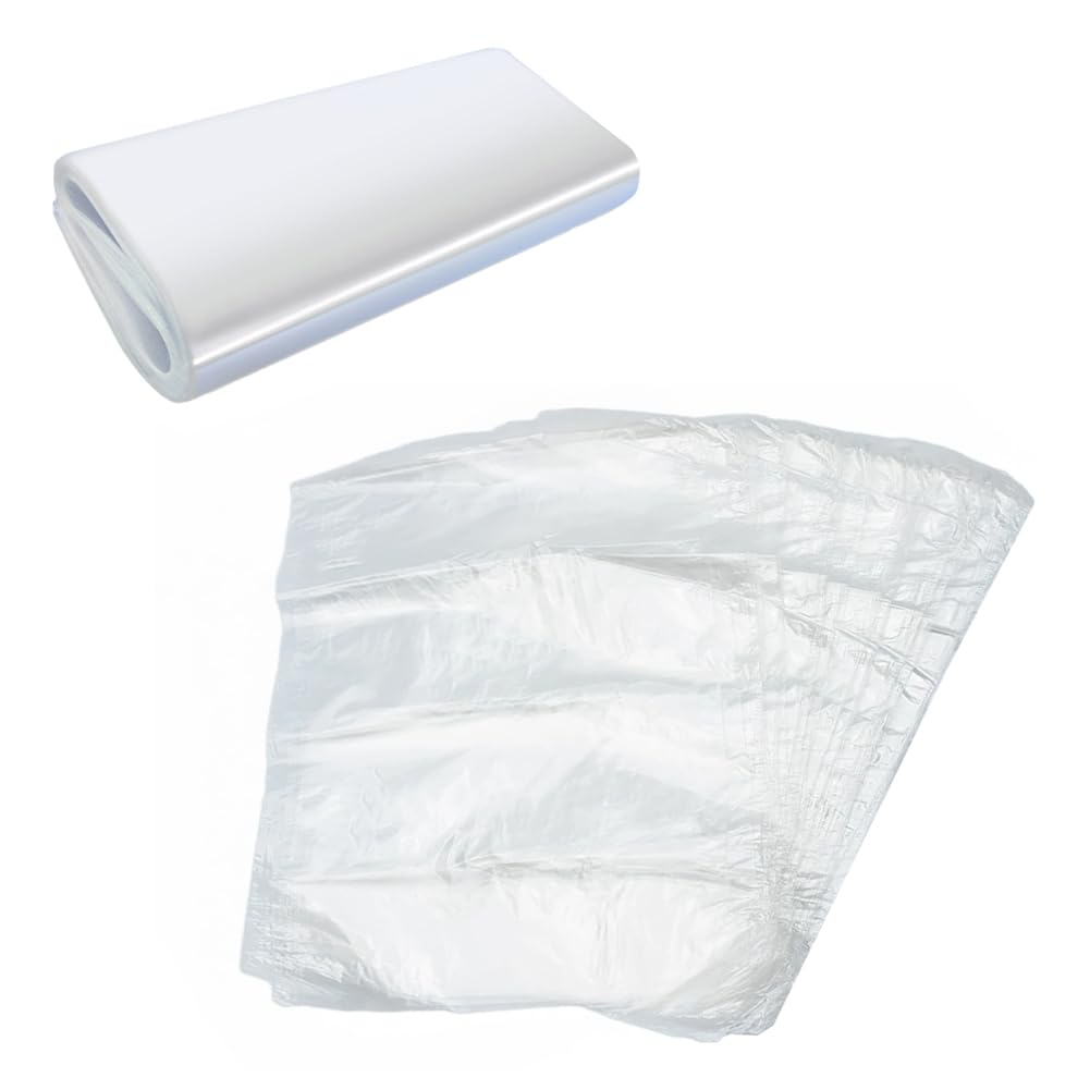 Lot de 100 sacs thermorétractables transparents POF - 23 x 30 cm