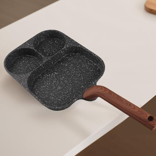 Poêle à œufs antiadhésive avec moule à muffins et compartiments - 4