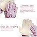 Linkidea Youth Soccer Gloves, Size 6 Goalkeeper Gloves with Anti-Slip Latex Palms Fits Kids Youth, Durable Finger Saves Goalie Gloves for Game or Training (Pink)