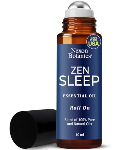 Zen Sleep Essential Oil Roll-On 10 ml - Calming Blend for Serenity & Deep Sleep with...