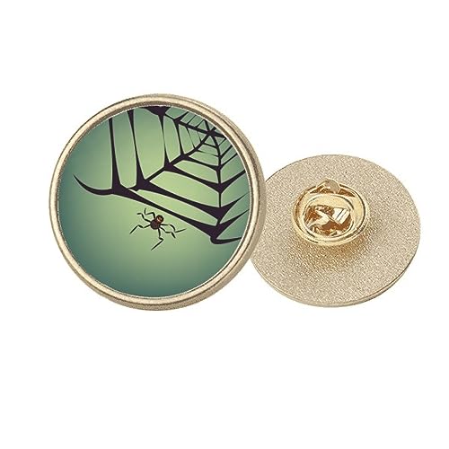 Broche noire en métal doré pour Halloween M pour transformer un look simple