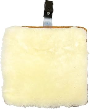 shrxy Sheepskin Fly Fishing Patch with Clip, Fly Dryer