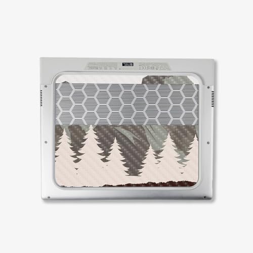 Image of MightySkins Carbon Fiber Skin Compatible with Alienware X14 R2 (2023) Full Wrap Kit - Forest Range | Protective, Durable Textured Carbon Fiber Finish | Easy to Apply & Change Styles | Made in The USA