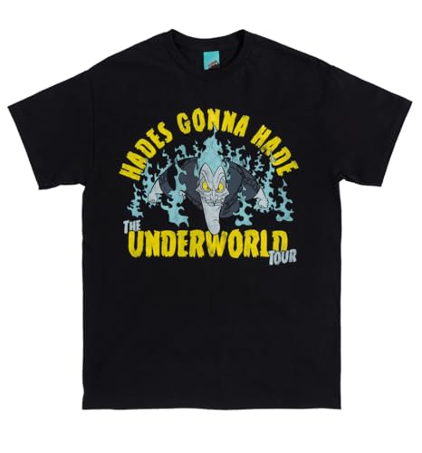 T-shirt Hadès Disney noir style streetwear idéal pour les conventions geek