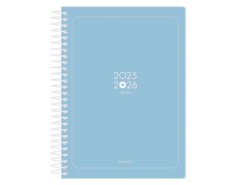 Anartik 25-26 Spiral Essentials Blue Diary A5 Bilingual FSC Paper 80 g.