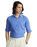 camicia di lino ralph lauren amazon  Ralph Lauren Camicia Slim fit 794141-009 (XL), blu, X-Large