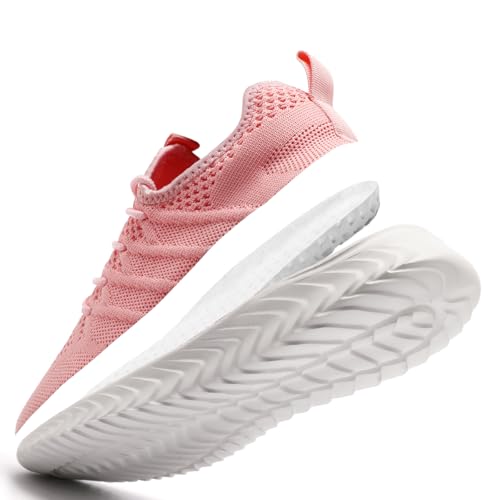 Image of Women's Tennis Running Walking Shoes Slip on Casual Non Slip Athletic Workout Gym Sneakers Fashion Lightweight Breathable Mesh Jogging Work Sports Outdoor Shoe