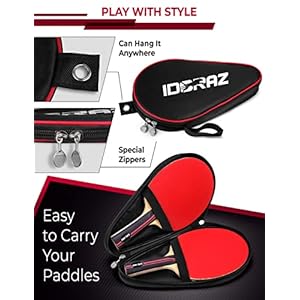 Pingpongpaddleprofessionalrackettabletennisracketwithcarryingcaseittfapprovedrubberfortournamentplaybesttabletennispaddle Urban Country Home Decor Ping pong paddle professional racket table tennis racket with carrying case ittf approved rubber for tournament play best table tennis paddle urban country home decor