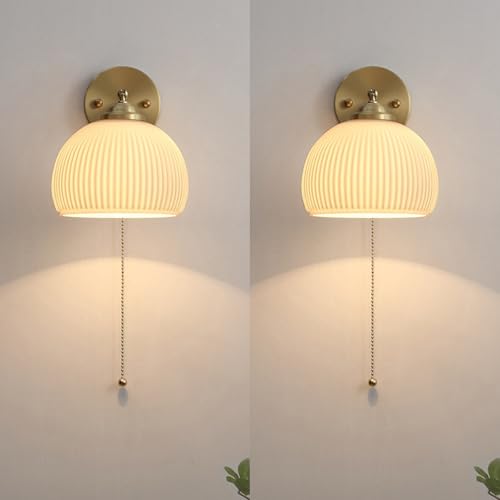 Iluminación de Pared Retro con Cristal para Evitar Sombras en el Pasillo