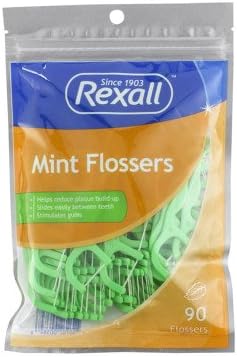 Rexall Mint Flossers, 90 ct