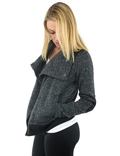 Alex + Abby Women's Moto Textured Fleece Jacket2