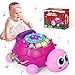 Ussybaby Baby Toys 6 to 12 Months,Infant Light up Music Toys, Phone Toy,Crawling Baby Girl Toys 7 8 9 10 11 Months 1-2 Year Old Toys Infant Baby Girl Gift (Pink)
