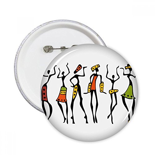 Badge danse ronde Afrique pour personnaliser vos vestes en jean au quotidien