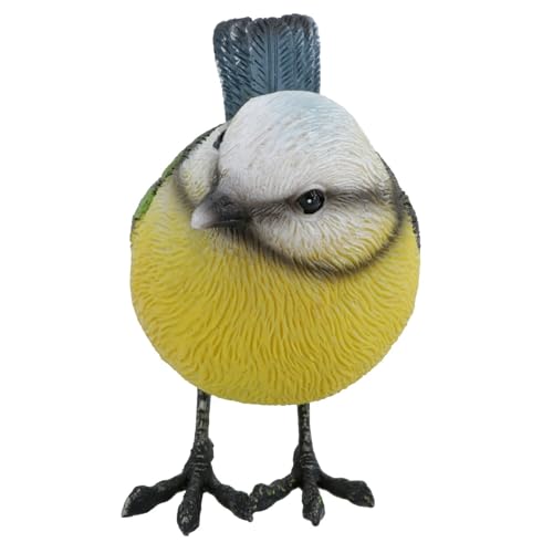 Mésange bleue déco jardin figurine oiseau en résine extérieure AB Tools durable
