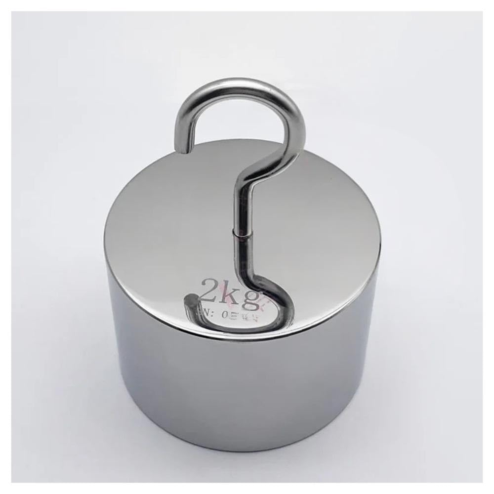 M1 Einzelhakengewicht 10g-2kg Standard-Gegengewicht Edelstahl-Waage mit Haken(1kg)