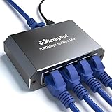 * Taux de transmission Gigabit, maximum 1000 Mbit/s * Le hub Ethernet 4 ports Gigabit peut être divisé en quatre sorties de la connexion réseau, le débit maximum de chaque interface réseau seul est de 1000 Mbps, et il n'y a pas de diaphonie entre les signaux des quatre ensembles de câbles, les quatre appareils peuvent simultanément atteindre 1000 m de bande passante réseau, mais la vitesse réelle de votre propre vitesse réseau prévaudra, Le répartiteur de câble Ethernet peut faire le réseau de transmission sans perte et s'étendre à plusieurs interfaces, mais ne peut pas amplifier le débit réseau.