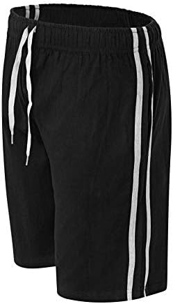 2 Pack Men's Cotton Lounge Wear Shorts With Elasticated Waist Super Soft Cosy Comfy Pyjamas Nightwear Loungewear PJs