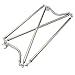 KUAFU Rear Strut Cross Bar Compatible with 1992-2000 Honda Civic EK9 Silvery Stainless Steel Rear Tower Brace Racing Cross Bars