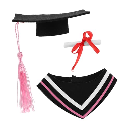 VALICLUD Bear Graduation Outfit Cap and Gown Stuffed Animal Clothing Set Has Clothes