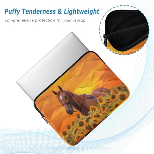 Funda para laptop 13-14 pulgadas con diseño girasoles miniatura 5