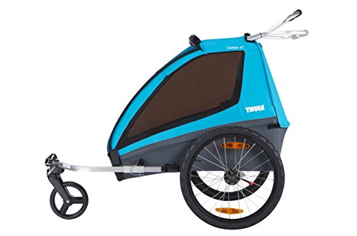 Thule 0872299042678 Coaster XT Kinder Fahrradanhänger 2017, blau