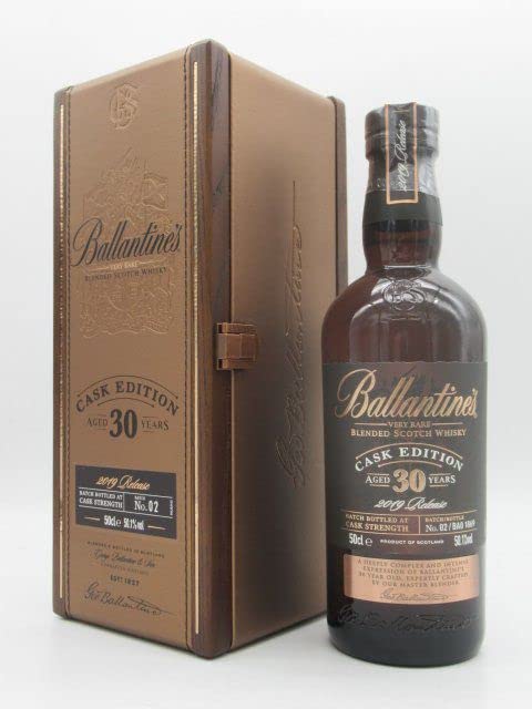 Amazon.co.jp: バランタイン 30年 カスクエディション 木箱入り 50.1度  