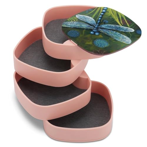 Boîte à bijoux pour bagues et colliers qui évite les nœuds - 8