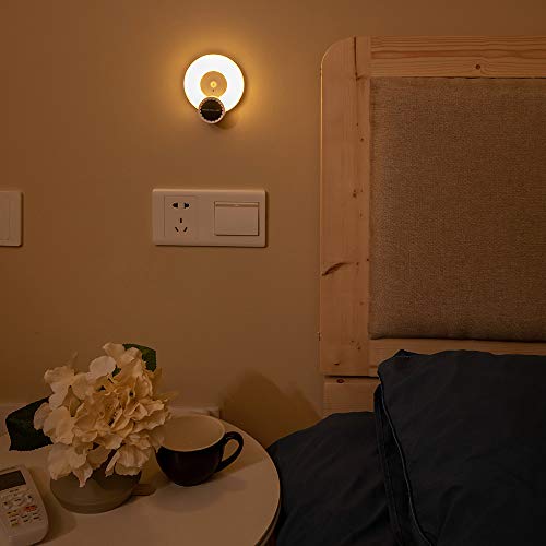 Anself Sensor de movimento Luz de parede Luz noturna com aromaterapia Armário com lâmpada de indução