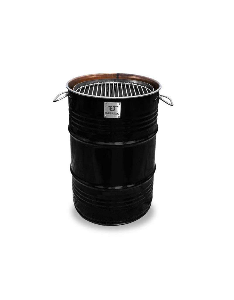 Small 60L Barbecue-Firepit-Side table in one. Made from an oilbarrel- oildrum