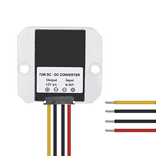 Valefod 8-36V to 12V 6A 72W Step-Down/Up Transformer DC to DC Buck Converter Golf Cart Power Supply by Valefod - Image 2