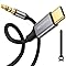 Deeyaple USB C to Aux, 4FT/1.2M, Type C to 3.5mm Audio Cable Headphone Jack Cable for Car Mobile Phone, iPhone17 16 15, iPad Pro, Samsung Galaxy S24 S23 S2010, Google Pixel,Oneplus Grey (1)