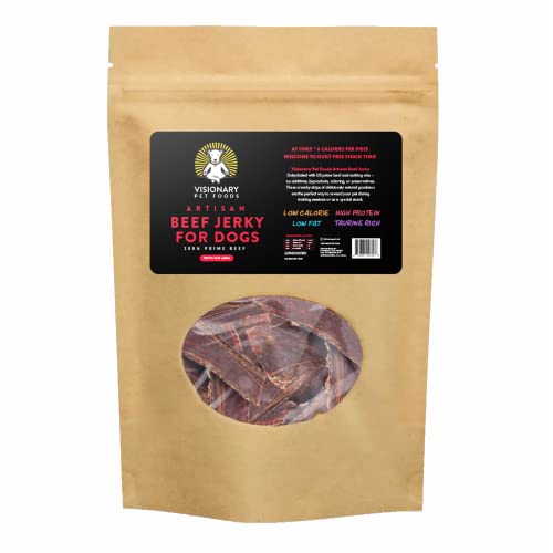 Visionary Pet Foods Beef Freeze Dried Real Meat Dog Treats, 310x Healthy Treats, Low Carb, Grain Free – Organic, Human Grade Food, Freeze Dried Dog Training Treats, Value Size 25oz