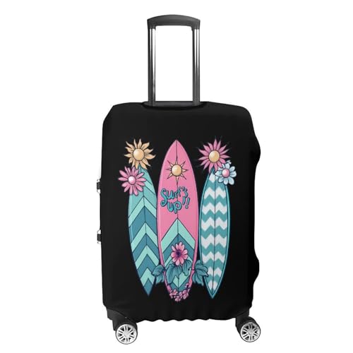 Beach Surfing Unisex Luggage Cover Washable Travel Suitcase Case Elastic Baggage Protective Covers M4