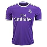 real 2017 film streaming 2016 2017 real madrid CF DIY nombre y número de distancia de fútbol soccer jersey en color morado
