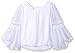 Amy Byer Big Girls' Long Sleeve Blouse with Bubble Front Hi Lo Top