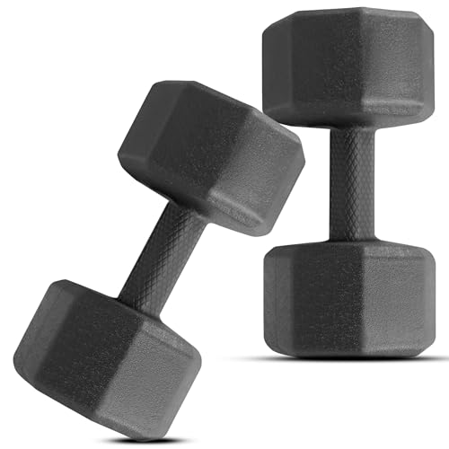 Slovic Dumbbell Set [5 Kg Each] | Home Gym Dumbbells for Daily Workout | High-Quality Fitness Equipment for Strength Training | Non-Slip Coated Handle | Perfect for Women & Men