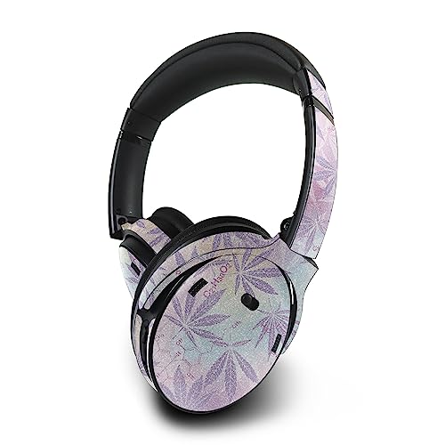 Image of MightySkins Glossy Glitter Skin Compatible with Bose QuietComfort 45 Headphones Pastel Mary | Protective, Durable High-Gloss Glitter Finish | Easy to Apply | Made in The USA