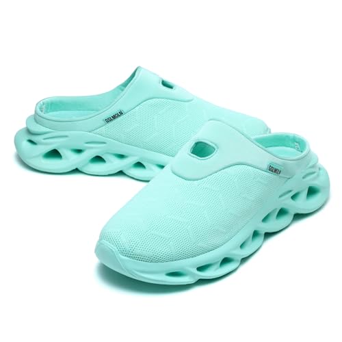 Jakcuz Women's Slip On Shoes Lightweight Walking Mules House Slippers for Indoor and Outdoor 7