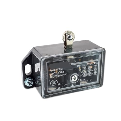 Limiteur de commutateur de voyage LX12-2 micro-interrupteur a tige de poussee 220V pour automatisme