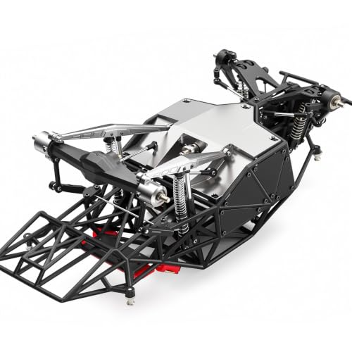 Image of Orlandoo Hunter Aluminum Alloy CNC Front Suspension Upgrade Parts for 1 /32 Mini Roll Cage RC Trophy Truck, RC Short Card Car OH32X02 DIY Unassembled Championship Card Kit