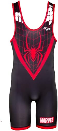 Xtreme Pro Spiderman Miles Morales Youth and Adult Wrestling Singlet