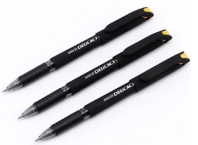 Bolígrafos de tinta gel BaoKe, paquete de 12 unidades miniatura 5