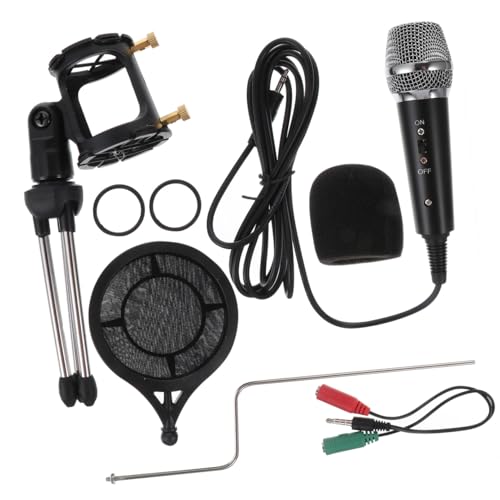 Microphone à condensateur pour podcast et cours en ligne avec kit complet