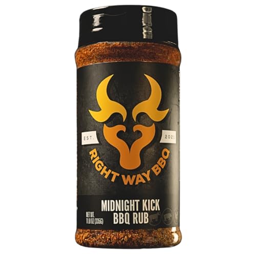 Right Way Bbq Midnight Kick - All-Natural Spicy Bbq Seasoning And Rub | No Msg, Gluten-Free, Sugar-Free cover