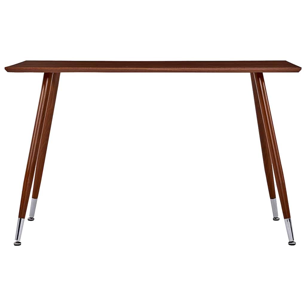 Table de salle à manger moderne marron petite table industrielle en MDF