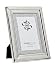 Studio Silversmith Etched Boarder 4 x 6 Inch Picture Frame, Silver Plated