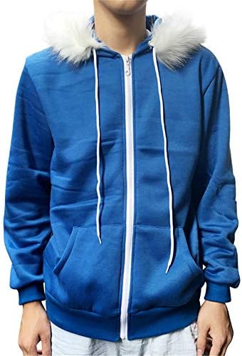 Undertale Sans Cosplay Blue Coat Costume Hoodie Jacket Sweatshirts