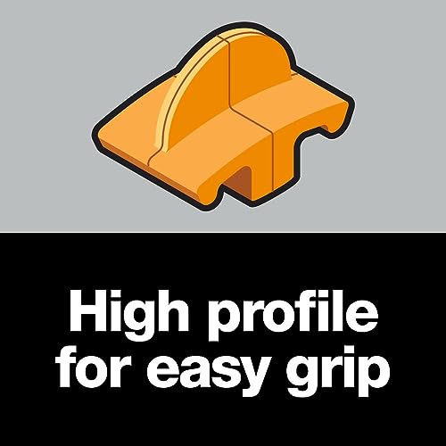 fiskars tripletrack trimmer replacement blades - 2 pack - high profile style i blades for cutting and scoring - arts and crafts - orange