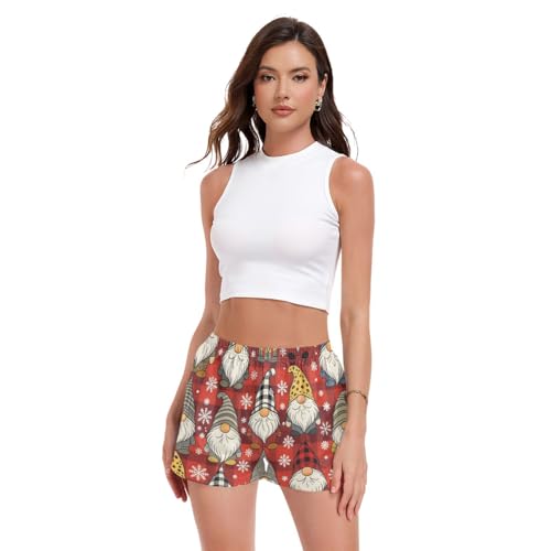 Bas de pyjama court respirant GuoChe : short homewear ultra léger pour femme