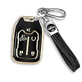 MILD EAST For GMC Key fob Cover for 2023-2019 Chevy Silverado GMC Sierra 1500 2500HD 3500HD 5 button